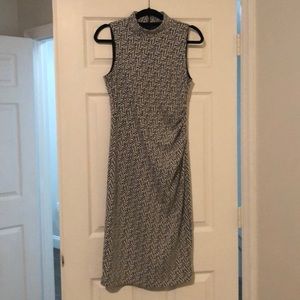 Form fitting knee length dress